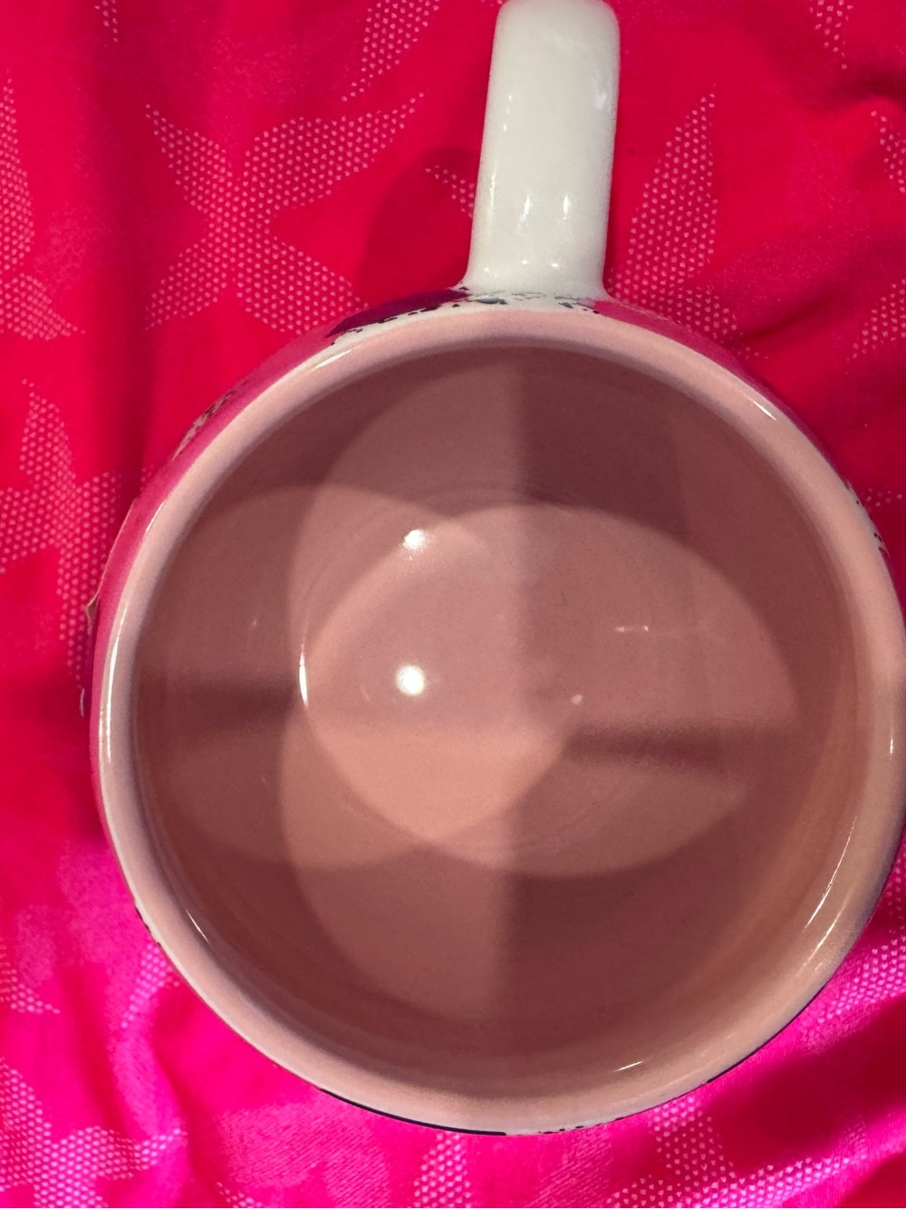 Starbucks 2023 Pink Blue Flower Floral Speckled Ceramic Mug 14 oz Coffee Tea Cup - Picture 7 of 9